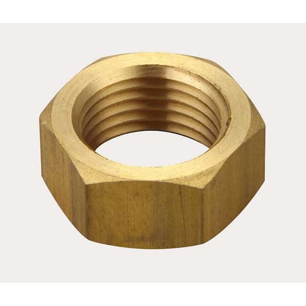 Central Brass Brass Hex Nut Package Of 4