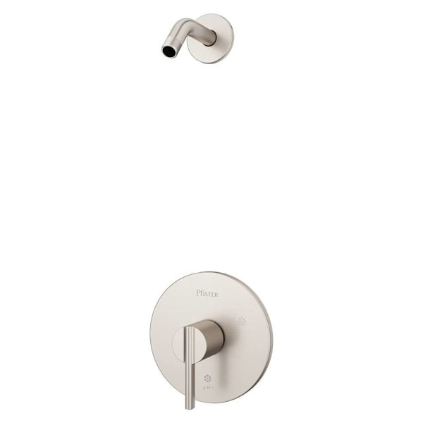 Pfister Brislin Shower Trim, Showerhead Not Included In Brushed Nickel