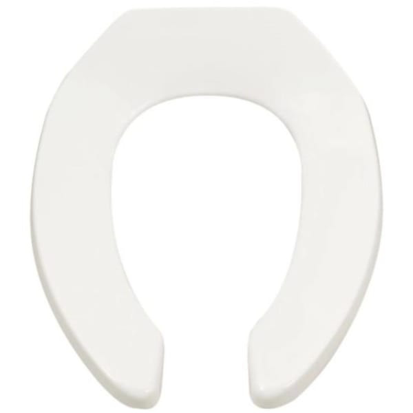 American Standard Commercial Heavy Duty Open Front Elongated Toilet Seat