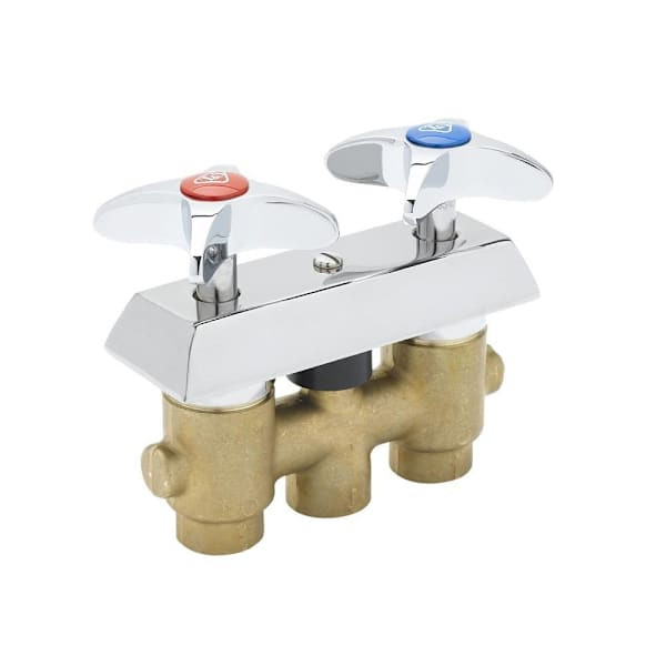 T&S Brass And Bronze Concealed Mixing Faucet Wall Mount 3/8" Npt Inlet/Outlet
