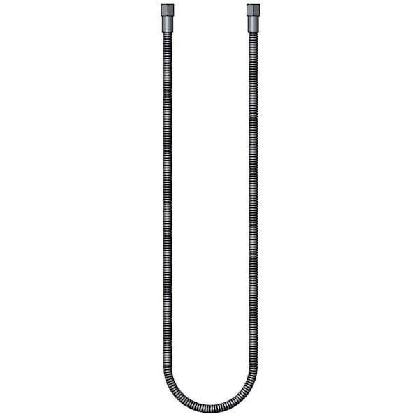 T&S Brass And Bronze Flexible Stainless Steel Hose, 60" Length, 7/16" I.d.