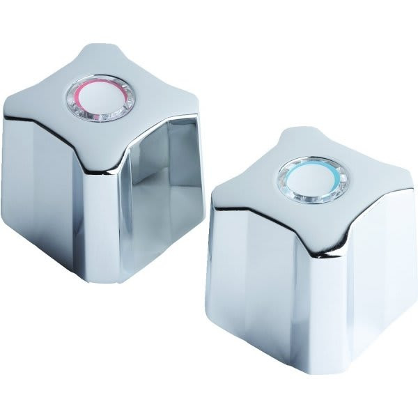 Kohler Replacement For Kohler Hot/Cold Shower Handle Chrome (2-Pack)