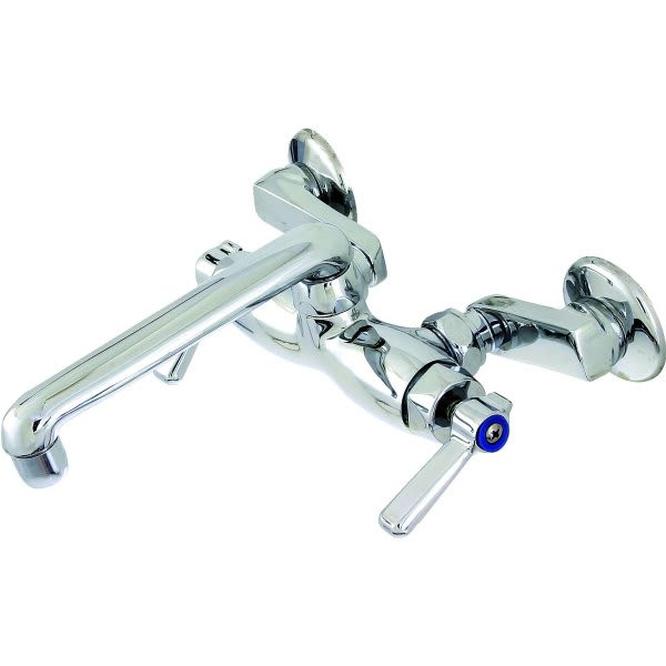 Chicago Faucets Sink Faucets, 2.2 Gpm, 2.5" Spout, 8" Center, Chrome, 2 Handles