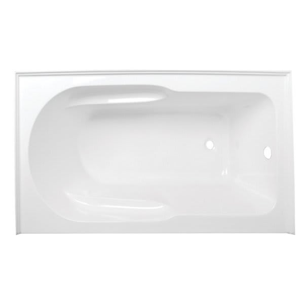 Kingston Brass Aqua Eden Vtap603022r 60" Acrylic Alcove Tub W/Right Hand Drain