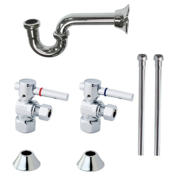 Kingston Brass Cc43101lkb30 Traditional Plumbing Sink Trim Kit With P-Trap