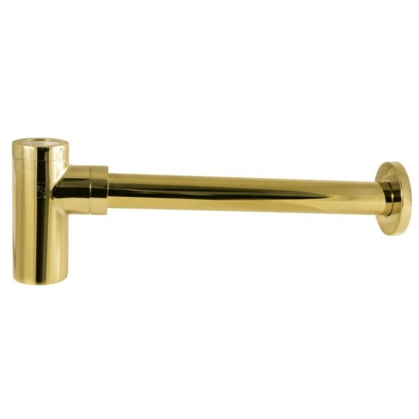 Kingston Brass Dd8102 Bottle-Trap Brass Round Siphon, 1-1/4 Inch Od, 18 Gauge