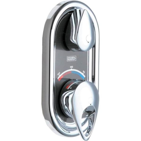 Chicago Faucets Tempshield Thermostatic/Pressure Balancing Shower Valve W/Trim