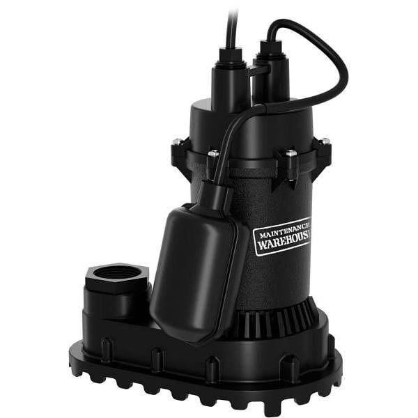 Maintenance Warehouse 1/3 HP Cast Iron / Thermoplastic Sump Pump