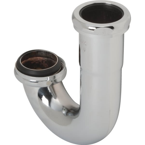 Brass Tubular J-Bend Sink Trap 1-1/2" X 1-1/2" And 1-1/4" 20-Gauge Hi-Inlet