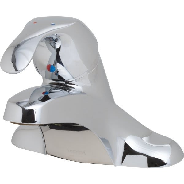 Moen M-Bition Centerset Bathroom Faucet W/ 3 In Lever And Metal Drain