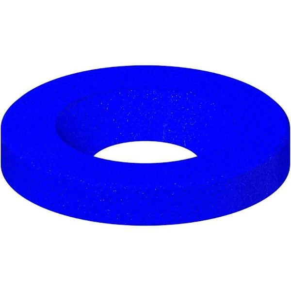 Chicago Faucets Button, Blue Index