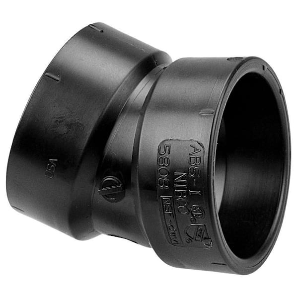 Nibco I5808 1-1/2" Hub X Hub 22-1/2" Elbow Abs-Dwv