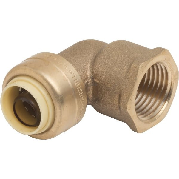Maintenance Warehouse Push-To-Connect 90° Elbow - 1/2" X 1/2" Fip