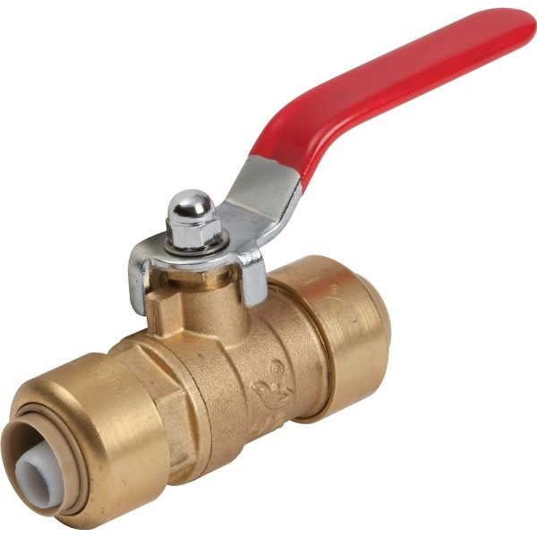 Maintenance Warehouse 1/2 " Ball Valve Push-To-Connect X Push-To-Connect