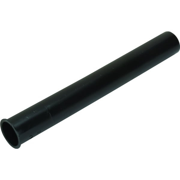 Pvc Tubular Tailpiece Flanged 1-1/2" X 12" Black
