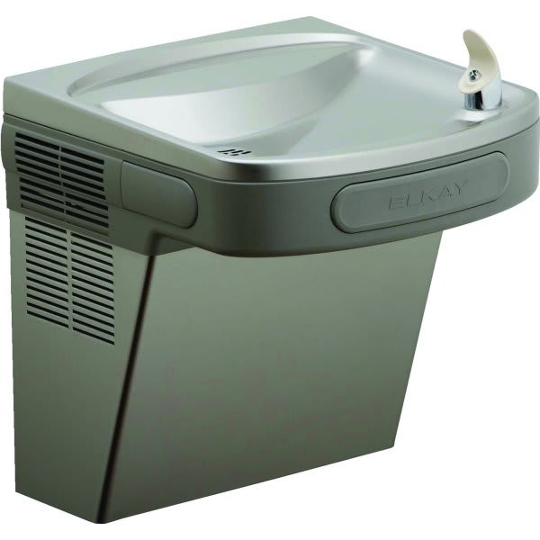Elkay Single-Level Wall-Mount Drinking Fountain, Light Gray