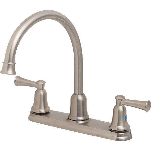 Cleveland Faucet Group Capstone 2 Handle Kitchen Faucet, 1.5 Gpm, Classic Stainless