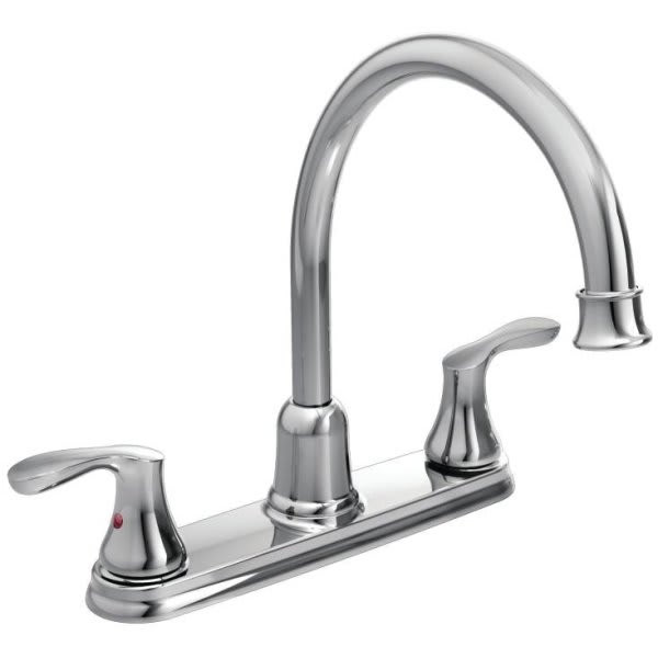 Cleveland Faucet Group Cornerstone 2-Handle High Arc Kitchen Faucet (Chrome)