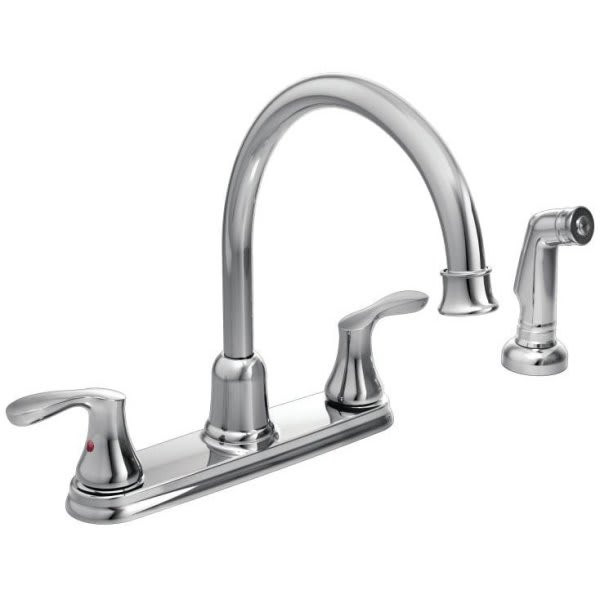 Cleveland Faucet Group Cornerstone 2-Handle High Arc Kitchen Faucet (Chrome)