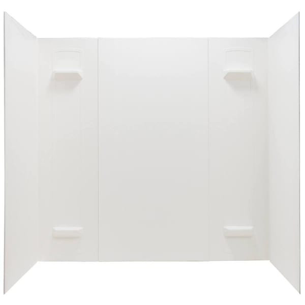 E.l. Mustee Durawall Adhesive Up Fiberglass Bathtub Surround