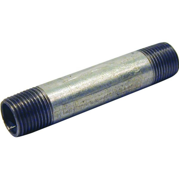 Mueller Streamline Galvanized Malleable Nipple 1/2" X 4"
