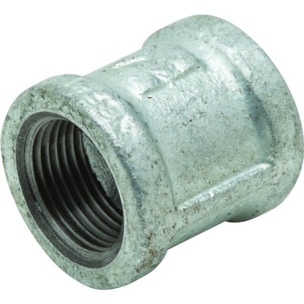 Mueller Streamline Galvanized Malleable Coupling 1/2" X 1/2"
