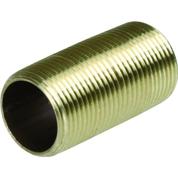 Mueller Streamline Brass Nipple, 1/2 X Close