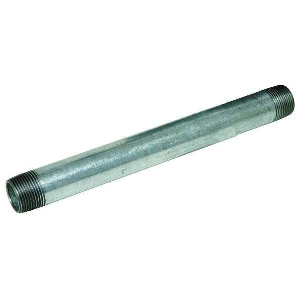 Mueller Streamline Galvanized Malleable Nipple 1/2" X 6"
