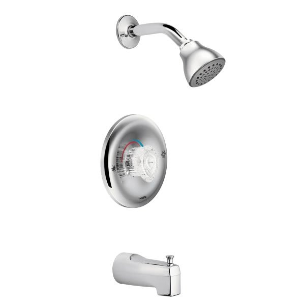 Moen Chateau Chrome Posi-Temp Tub/Shower Valve, 2.5 GPM Shower