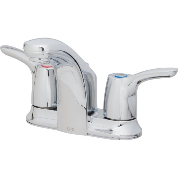 Cleveland Faucet Group Baystone Lavatory Faucet Chrome Two Handle With Pop-Up