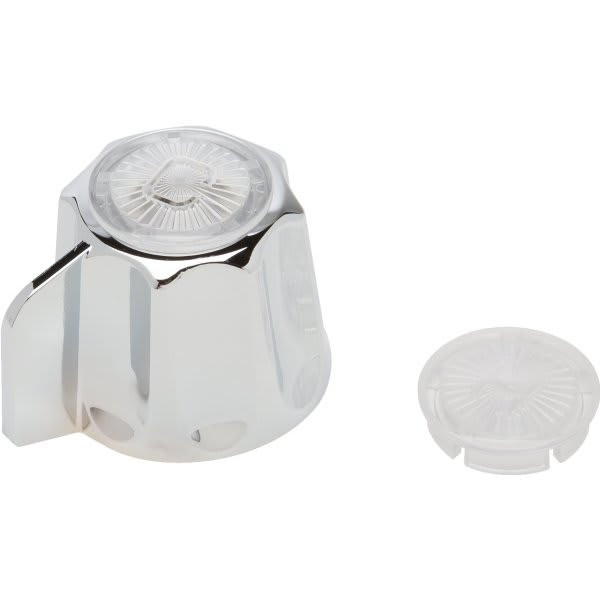 Replacement For Gerber Faucet Handle Kit, Hot And Cold Index Buttons, Chrome