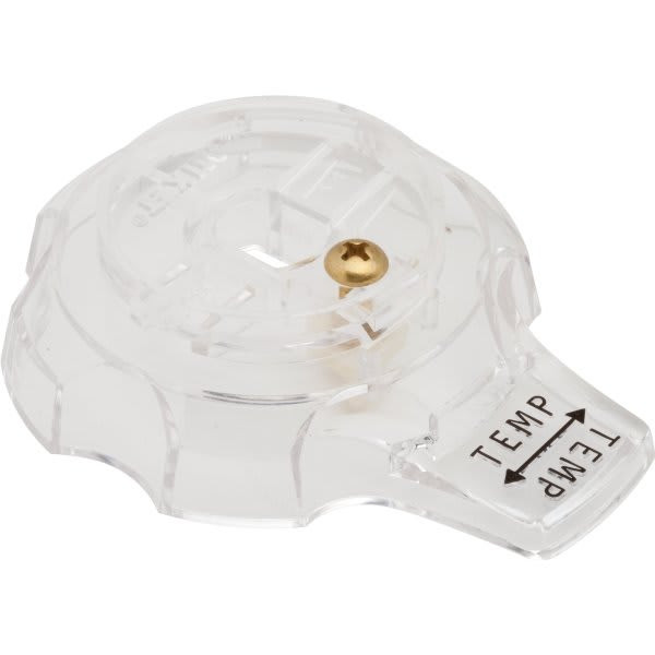 Replacement For Mixet Temperature Shower Handle Clear 1" Height 2pk