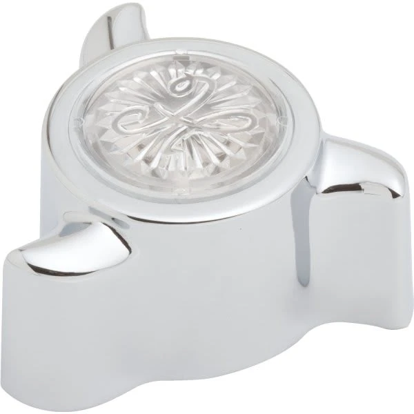 Replacement For Sayco Hot Shower Handle Chrome Finish 1-7/16" Height