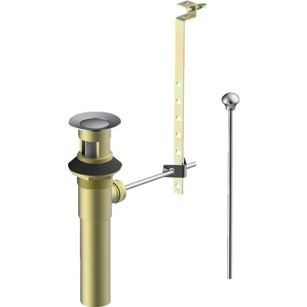 Seasons Gold Chrome Pop-Up 8-1/8" Length