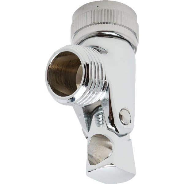 Solid Brass Chrome Swivel .5 Connector Pin Mount For Hand Showers (2-Pack)