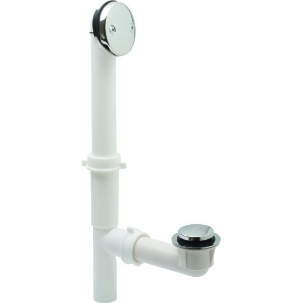 Tip-Toe Bath Waste Drain White Pvc