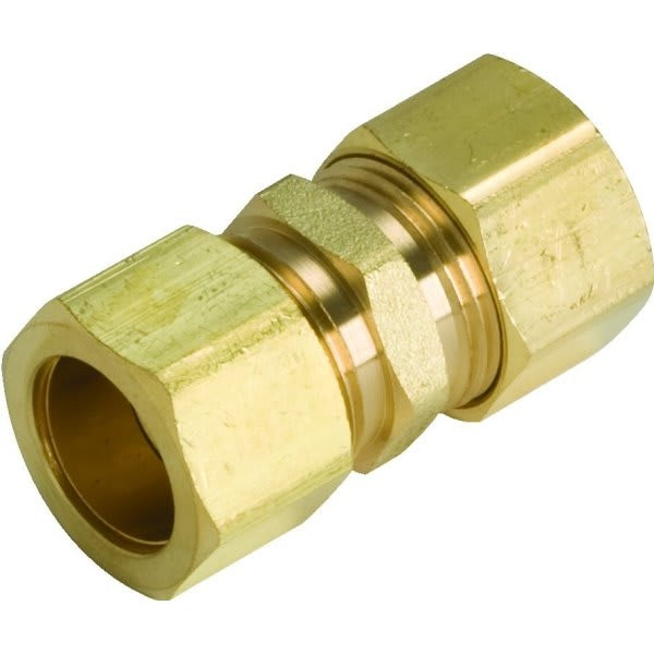 Brass Compression Union 3/8 In. X 3/8 In. Package Of 5