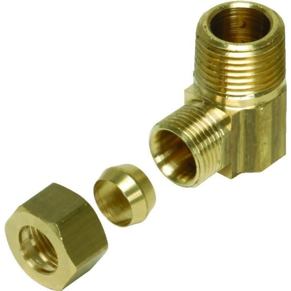 Watts 3/8" Compression X 3/8" Mip Elbow Package Of 5