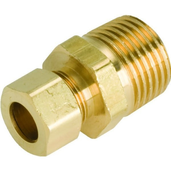 Brass Reducing Union 1/2 In. Mip X 3/8 In. Package Of 5