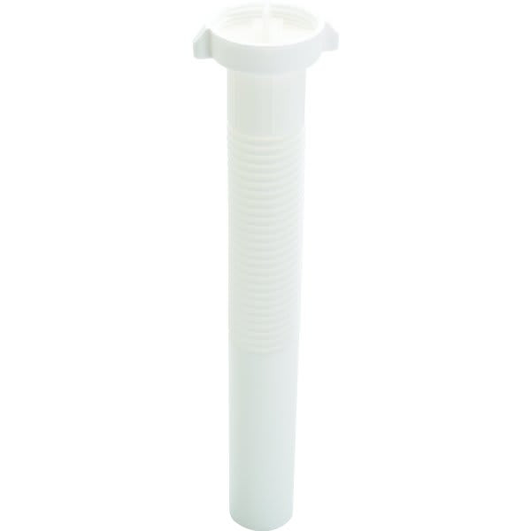 Pvc Tubular Tailpiece Flanged 1-1/2" X 12" Flexible, Package Of 2