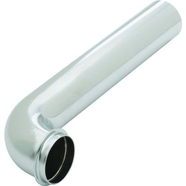 Brass Tubular Wall Bend 1-1/4" X 15" Washer Connect 17-Gauge