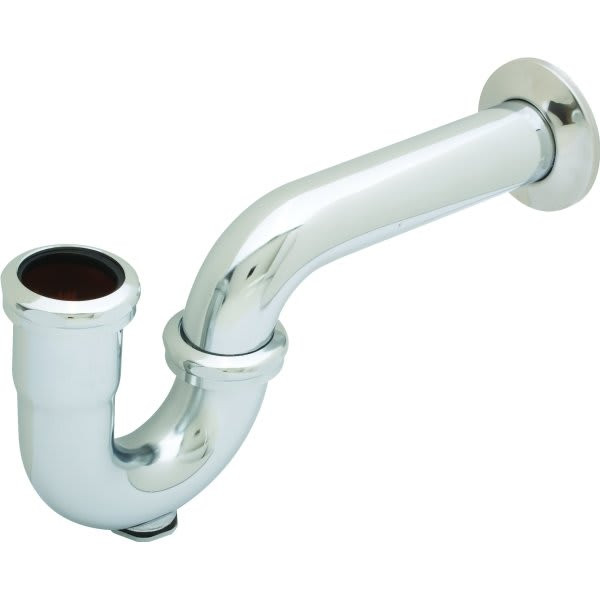 Brass Tubular P-Trap W/ Cleanout 1-1/2" X 1-1/4" And 1-1/2" 17-Gauge