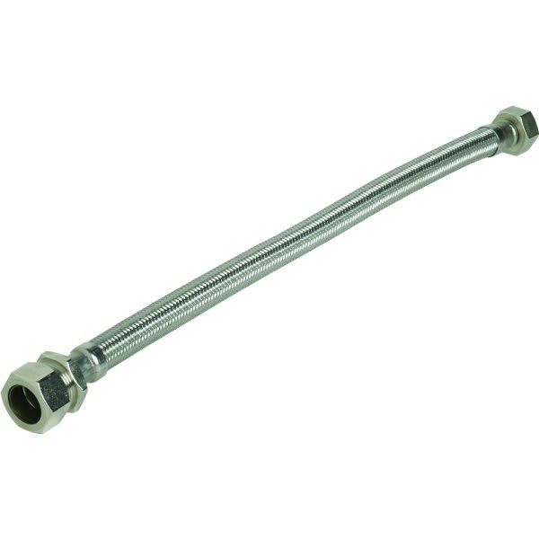 Fluidmaster Water Heater Supply Braided 3/4" Fip X 7/8" Compression- 18" Length