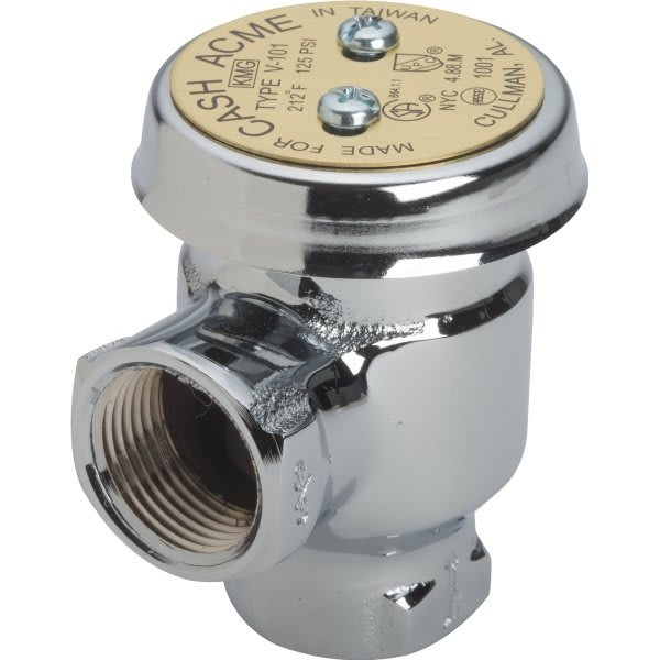 Cash Acme Anti-Siphon Atmospheric Vacuum Breaker Chrome Body 3/4