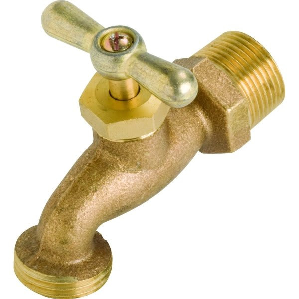 Mueller Streamline Brass Hose Bibb 1/2" Mip