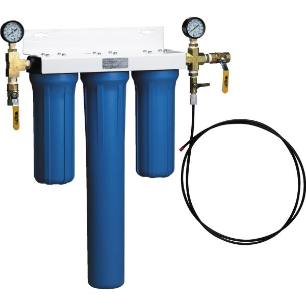 Watts Three-Stage Ice Machine Filtration System, 20" Carbon Block Filter
