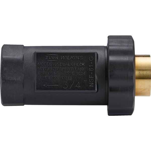 Zurn 34ufx34f-705 - 3/4" Dual Check Valve With Female Npt