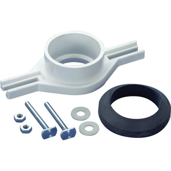 Zurn Uf2971 Pvc Spigot Fit Urinal Flange Kit, 4" - 7"