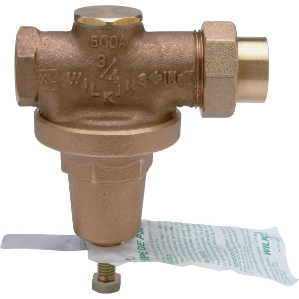 Zurn 2-500xl - 3/4" Water Pressure Reducing Valve