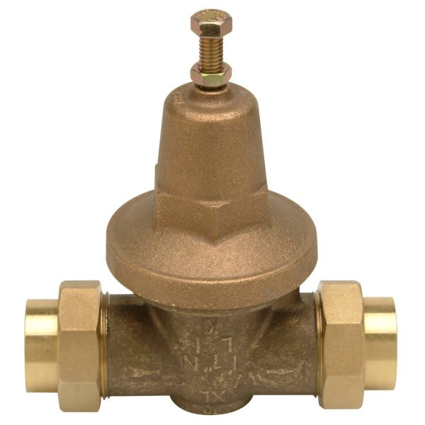 Zurn 1-70xldu Water Pressure Reducing Valve With Fnpt Double Union Connections